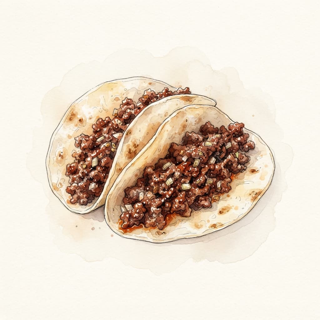 Tacos mit Faschiertem