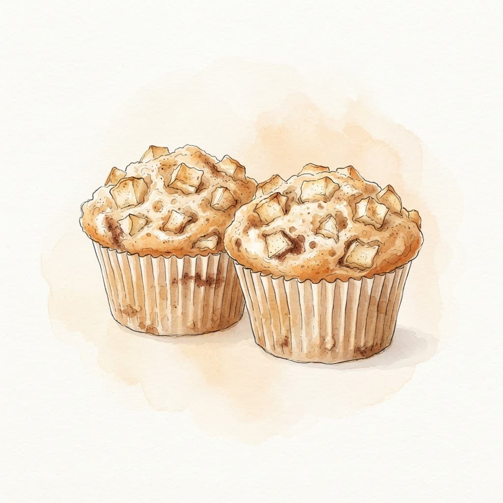 Apfel-Zimt-Muffins