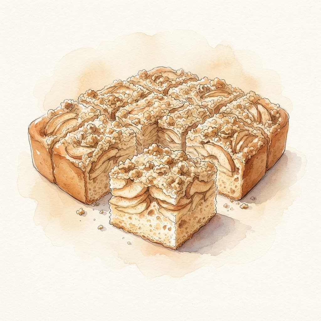 Apfelkuchen mit Walnuss-Streusel