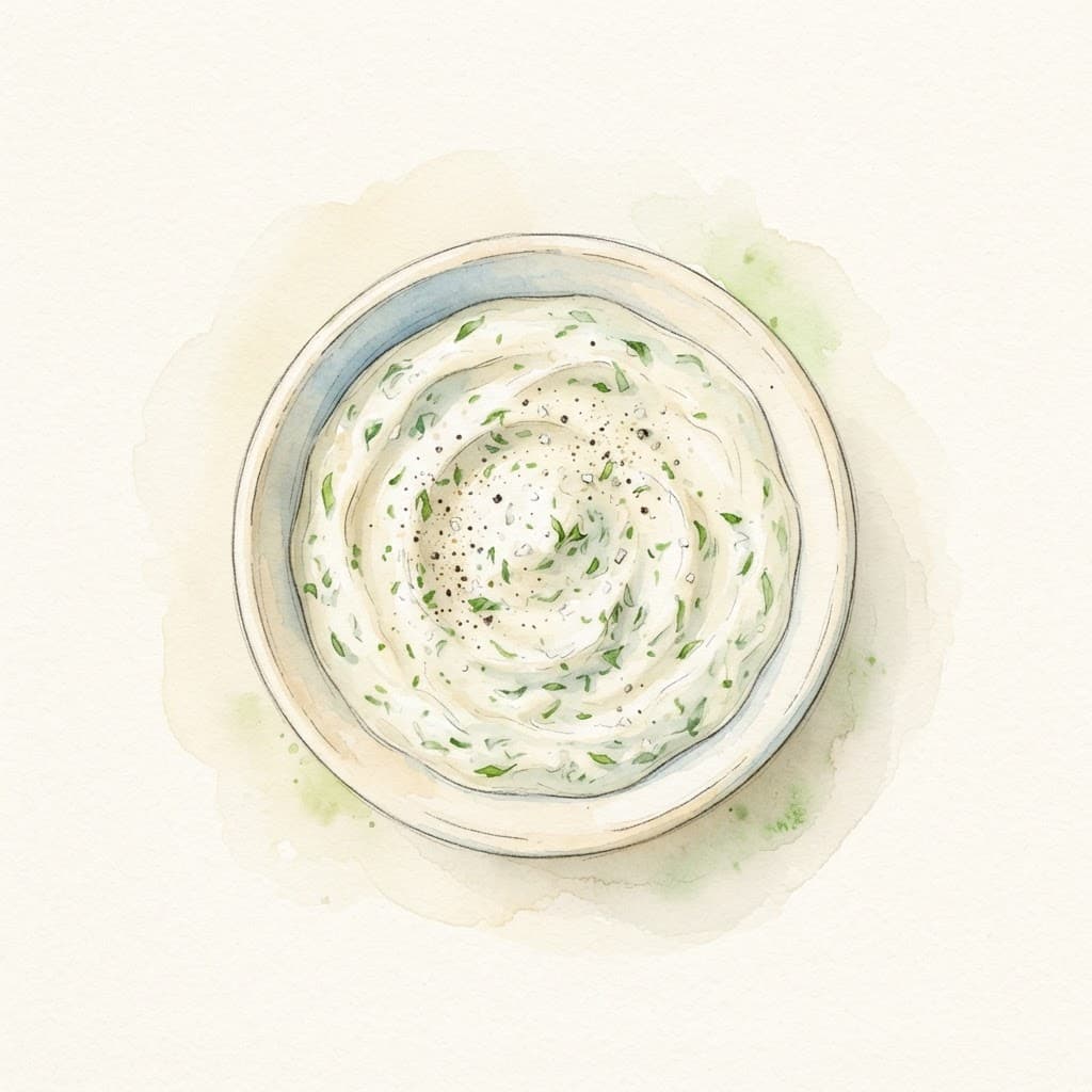Bärlauch-Sauerrahm-Dip