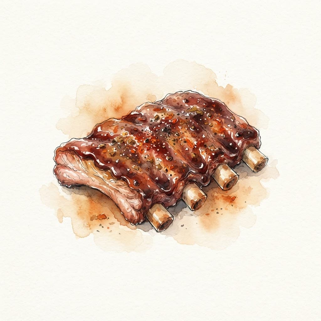 BBQ-Ribs aus dem Ofen