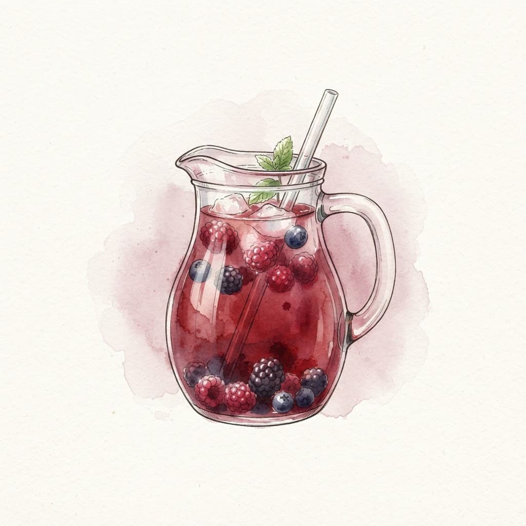 Beeren-Eistee
