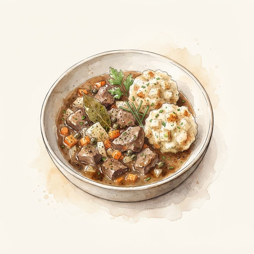 Beuschel mit Semmelknödel