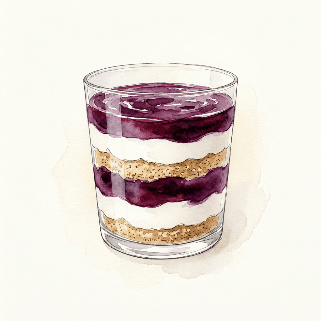 Brombeer-Joghurt-Creme