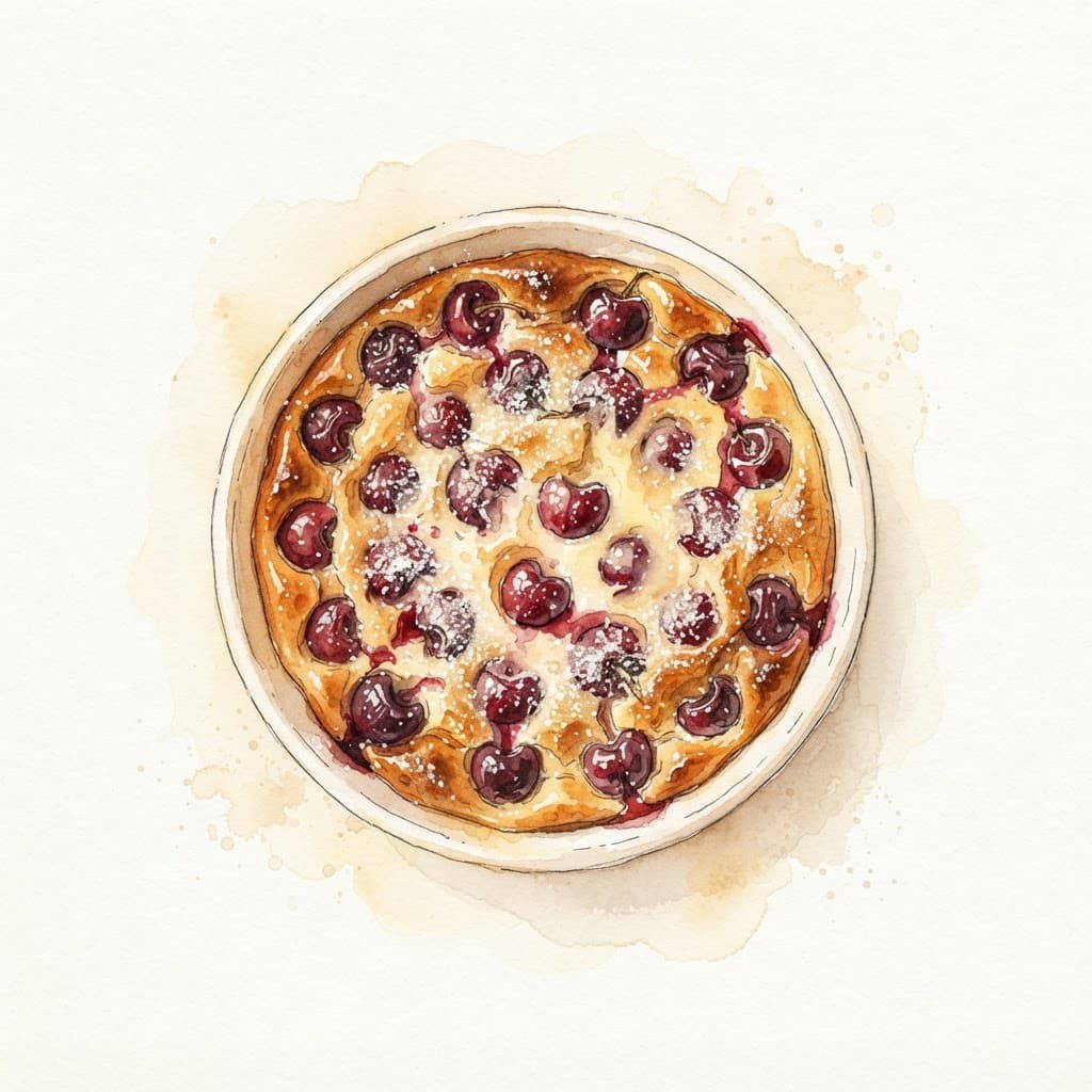 Clafoutis mit Kirschen