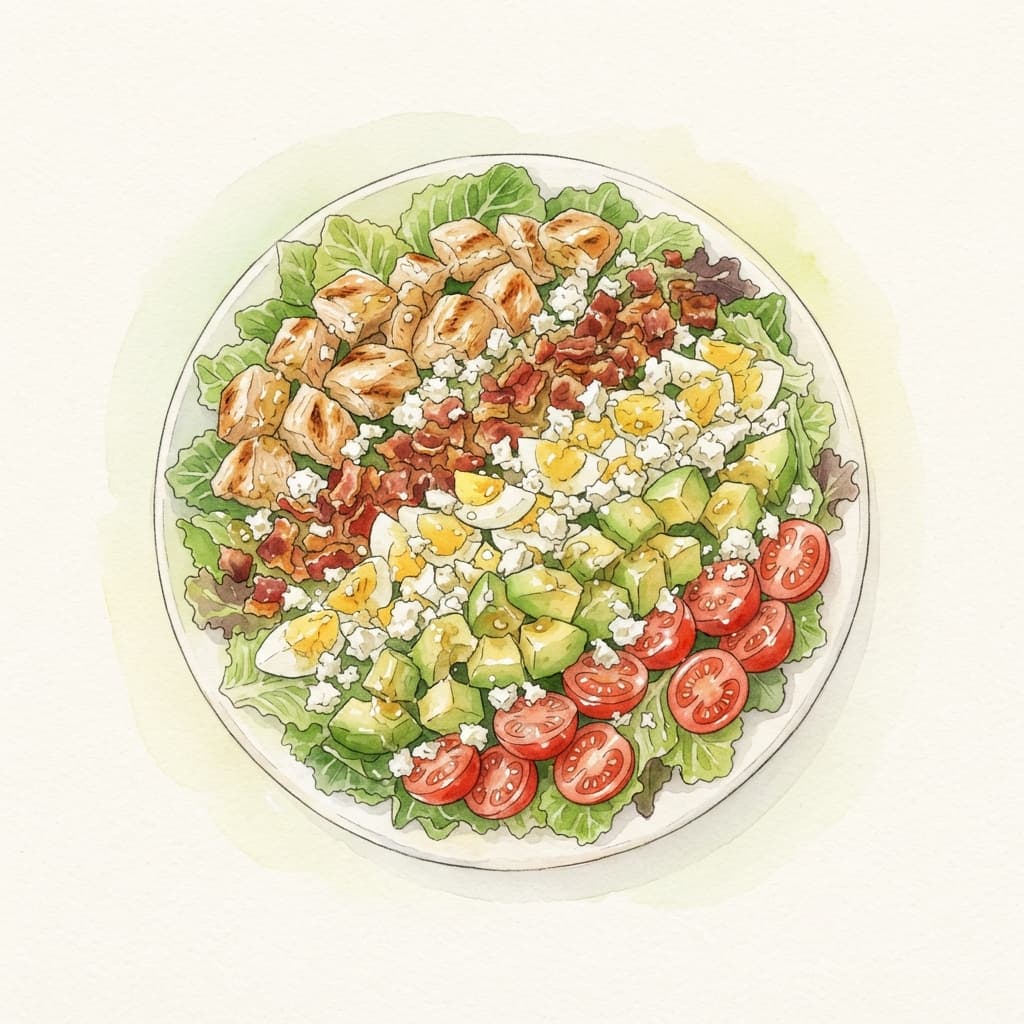 Cobb-Salat mit Hühnerbrust