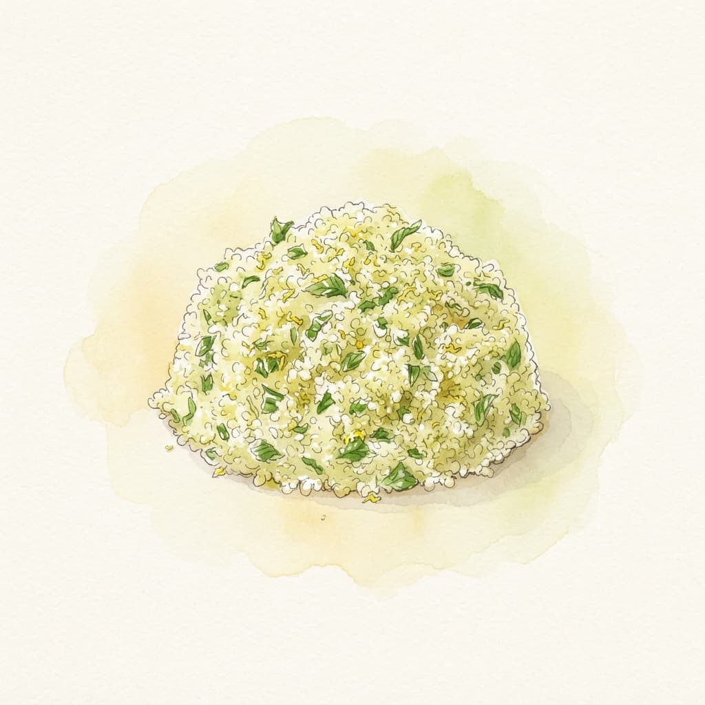 Zitronen-Couscous mit Minze