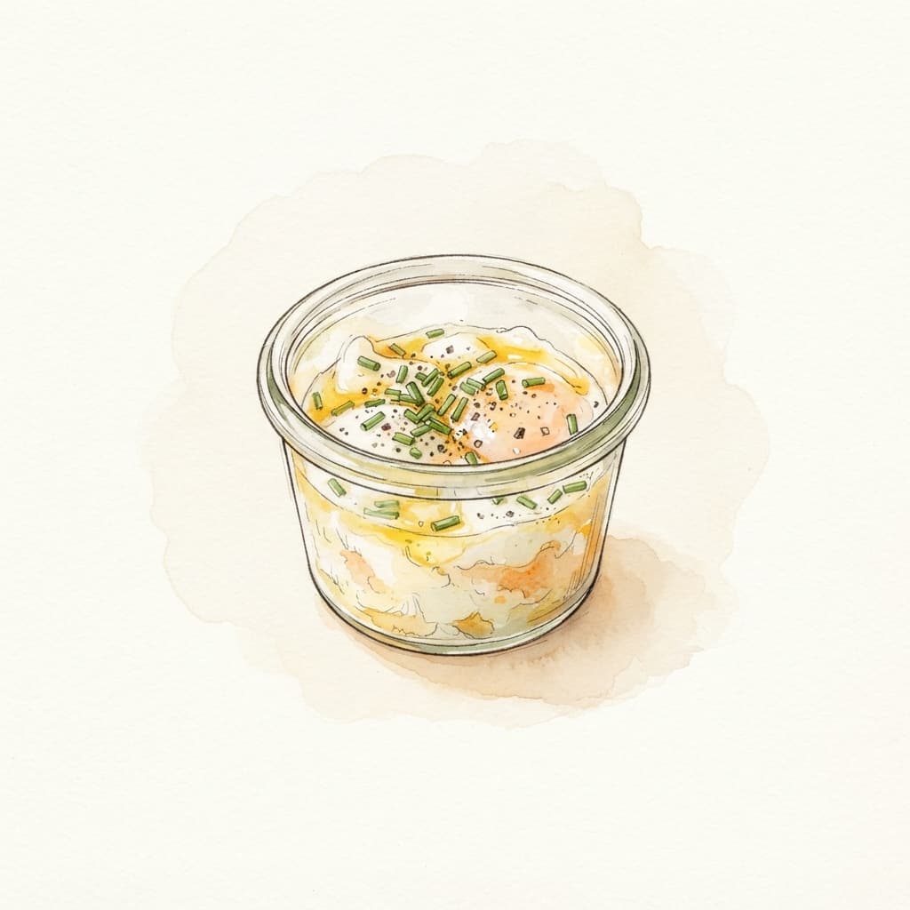 Eier im Glas