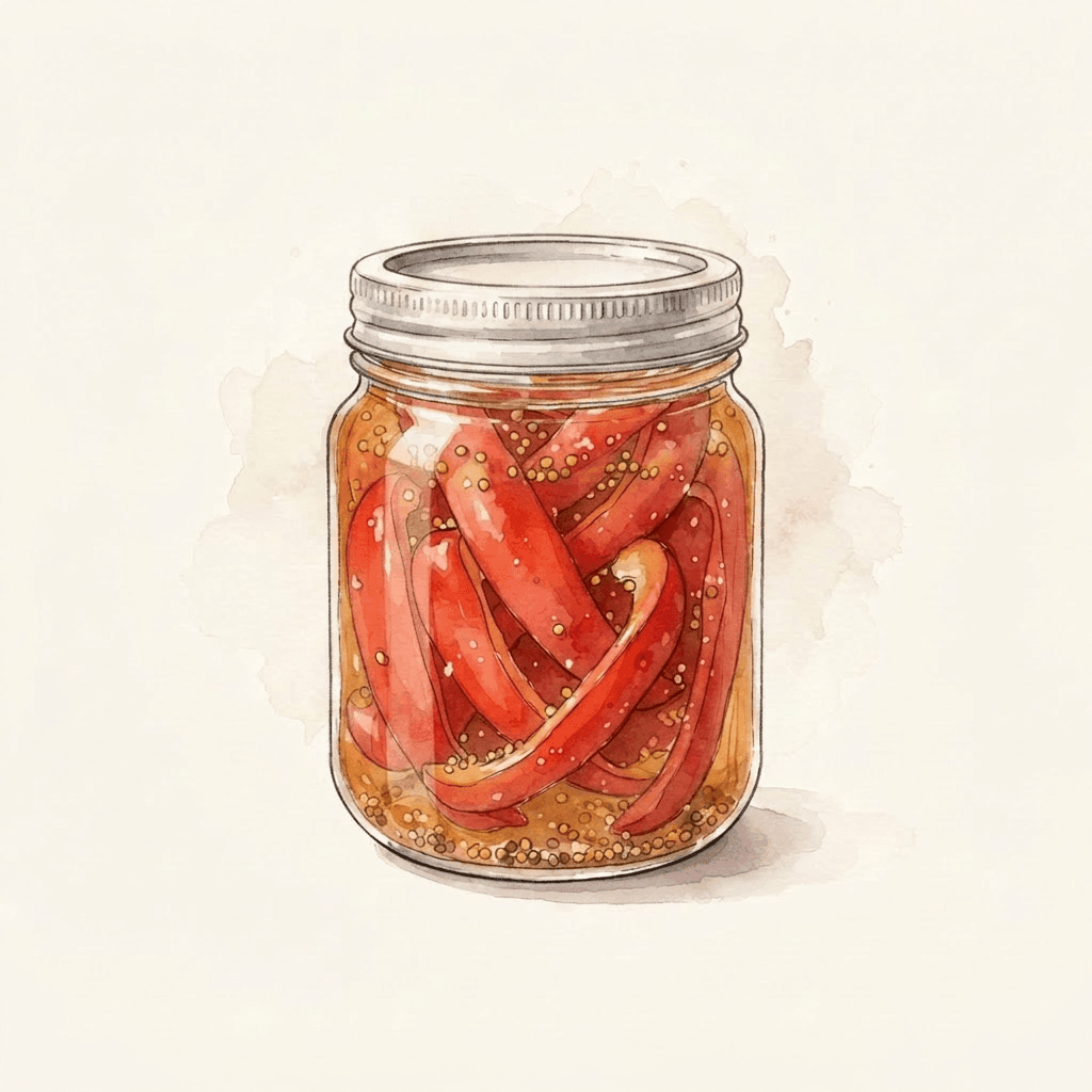 Eingelegte Paprika