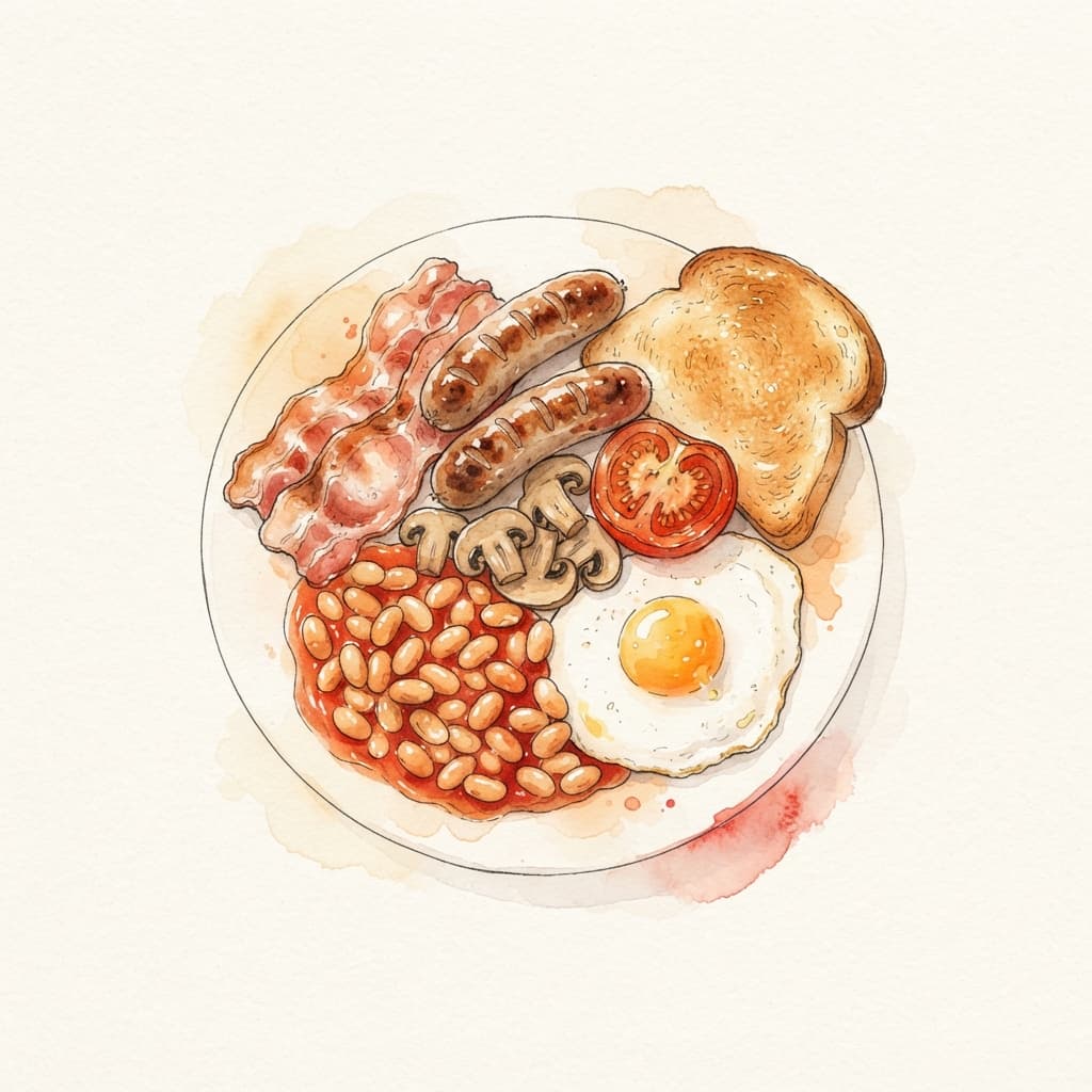 English Breakfast Teller