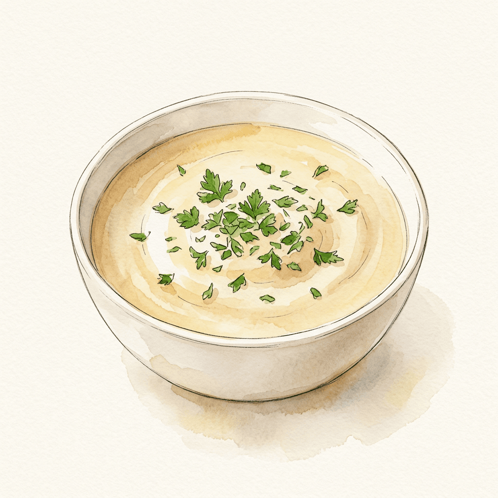 Erdäpfelsuppe