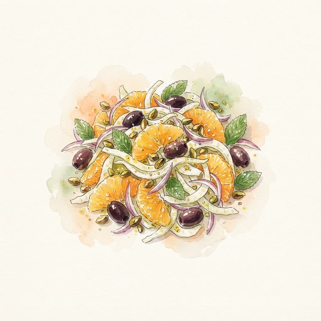 Fenchel-Orangen-Salat