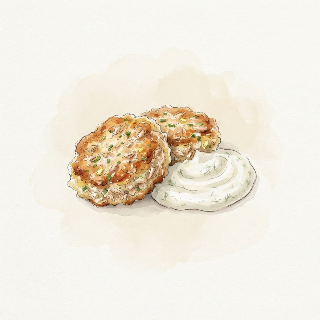 Fischlaibchen aus Thunfisch
