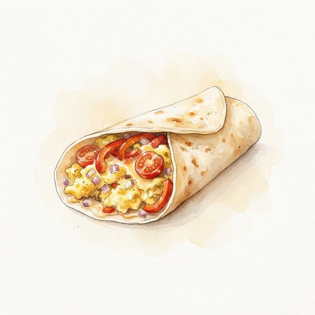 Frühstücks-Burrito