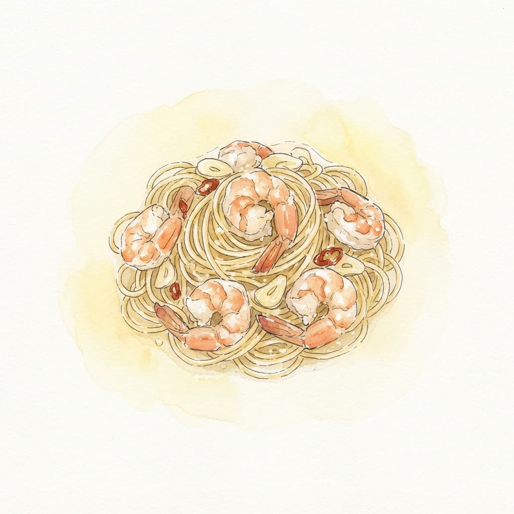 Garnelen-Pasta