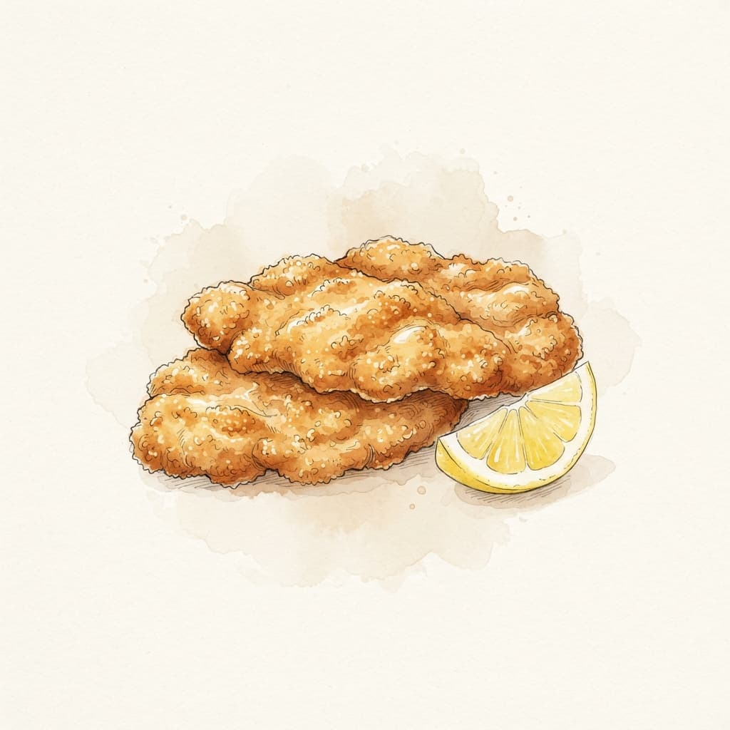 Gebackene Hühnerschnitzel