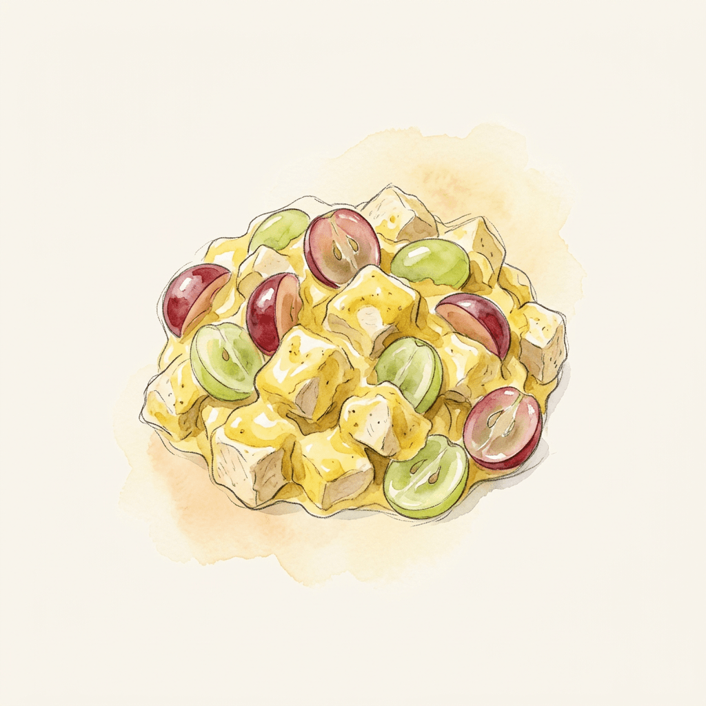 Curry-Hühnersalat