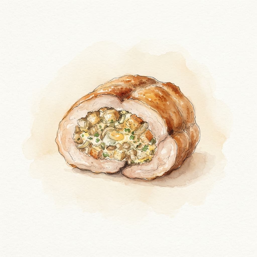 Gefüllte Kalbsbrust
