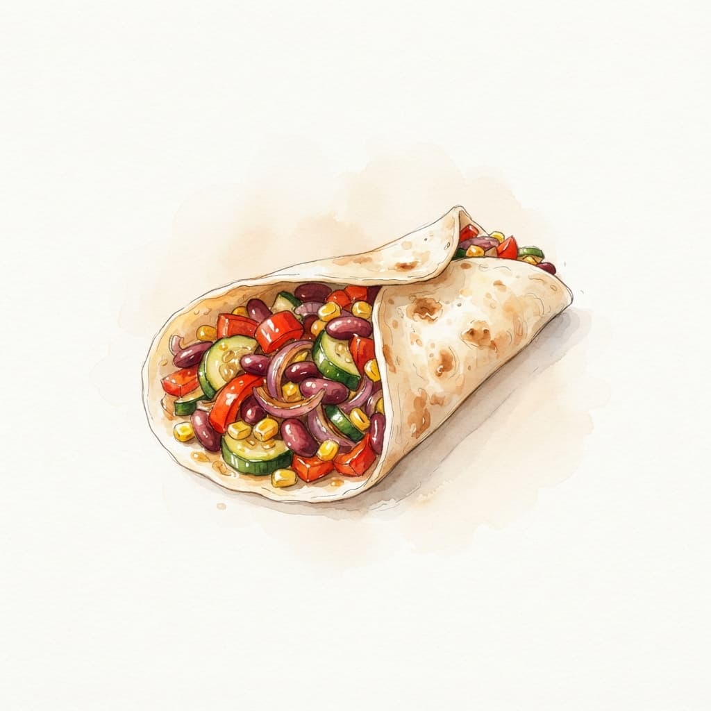 Gemüse-Fajitas