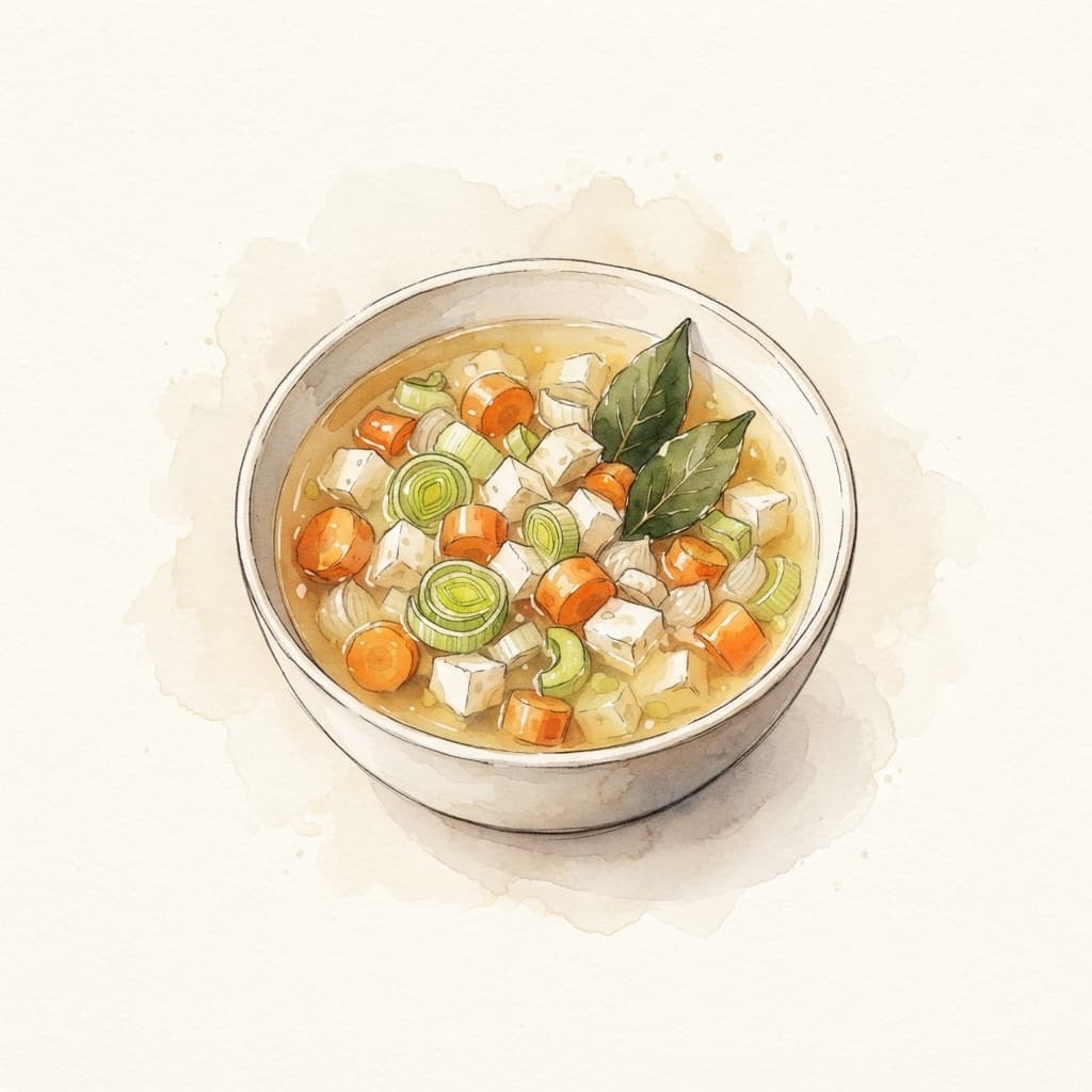 Klare Gemüsesuppe
