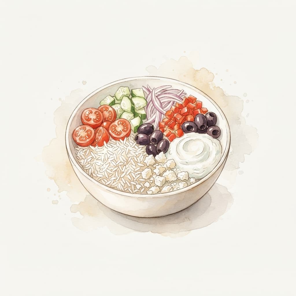 Griechische Bowl