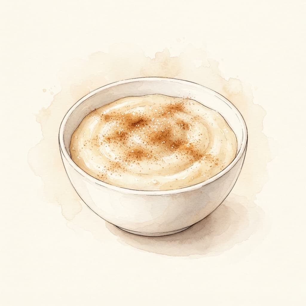 Grießbrei mit Zimt