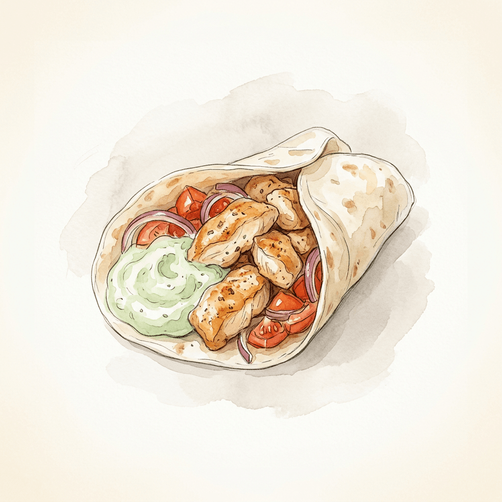 Gyros mit Tzatziki