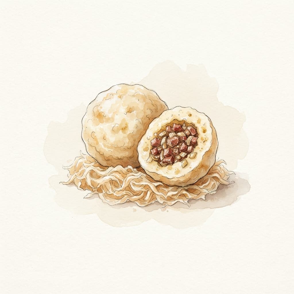 Hascheeknödel