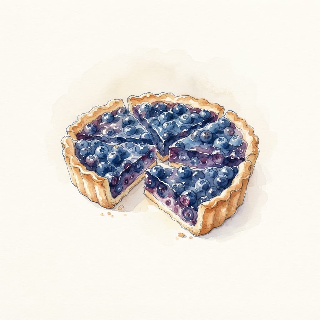 Heidelbeer-Tarte
