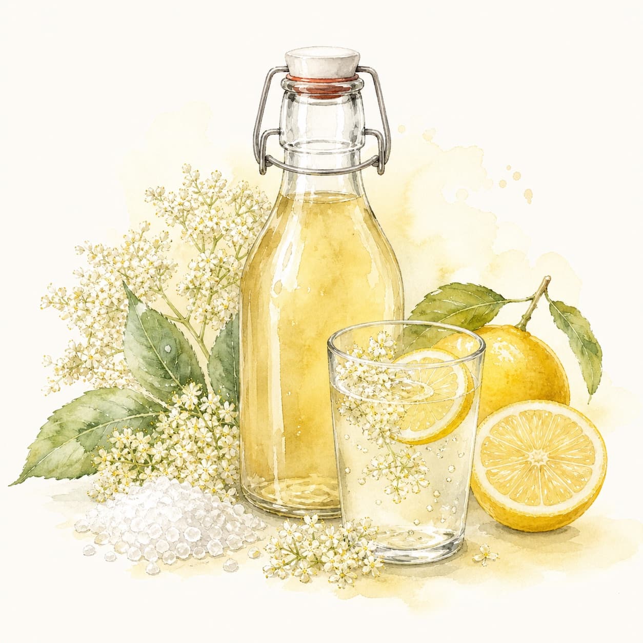 Holunderblütensirup