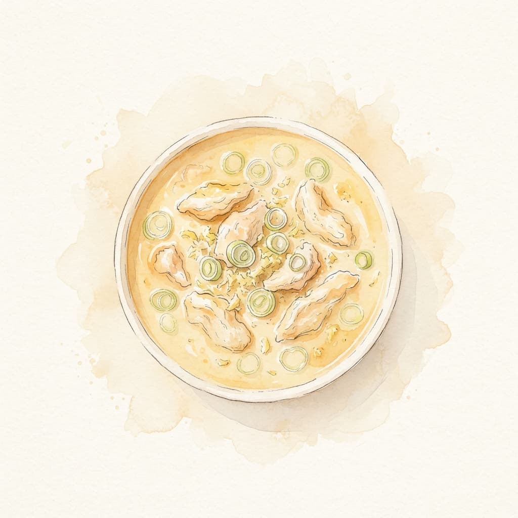Hühner-Kokos-Suppe
