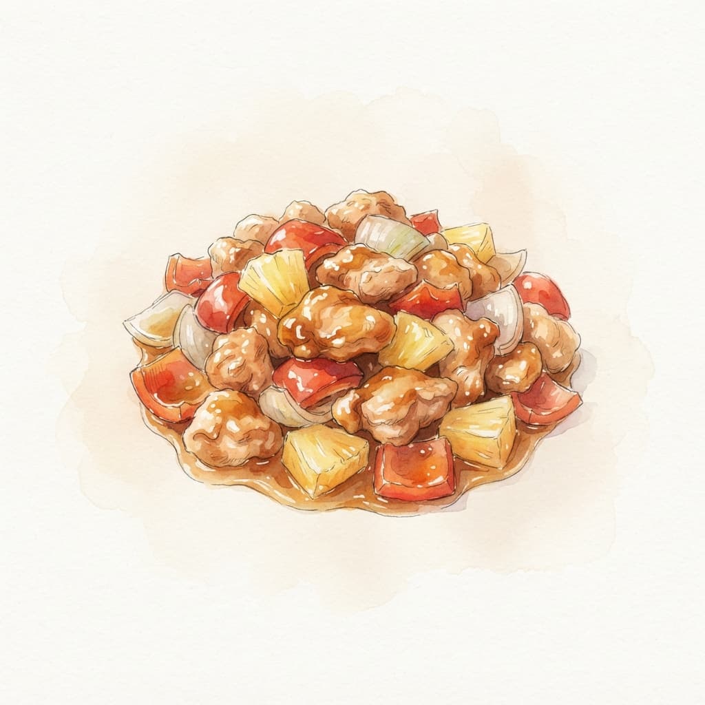 Huhn süß-sauer