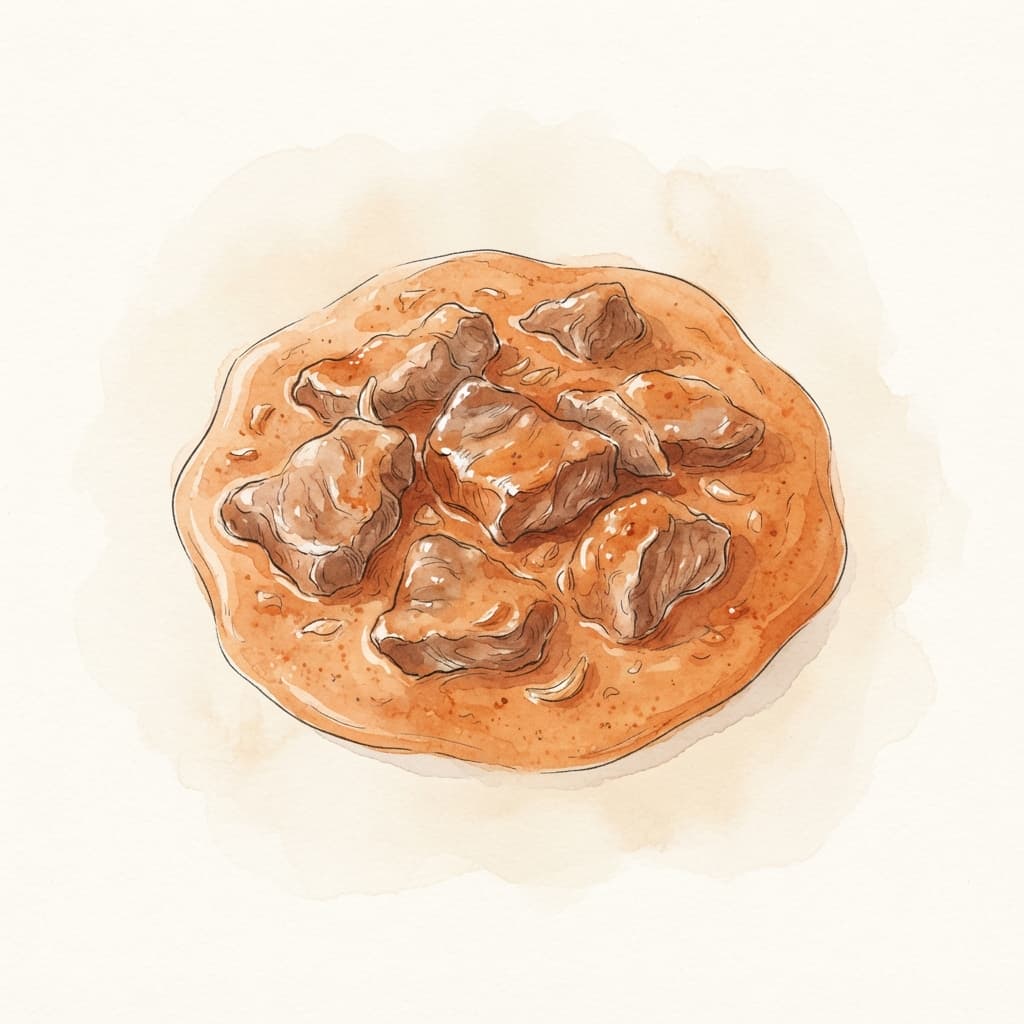 Kalbsrahmgulasch