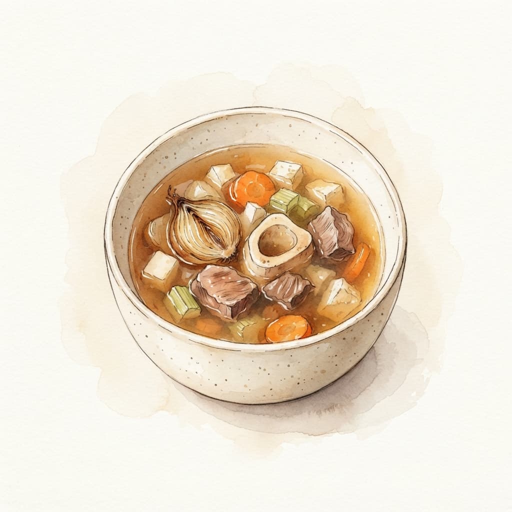 Klare Rindsuppe