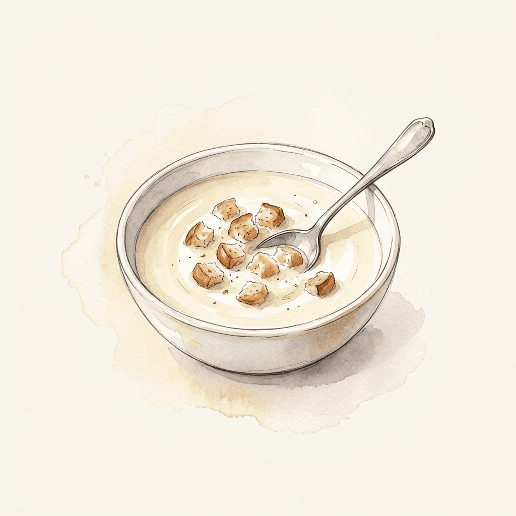 Knoblauchcremesuppe