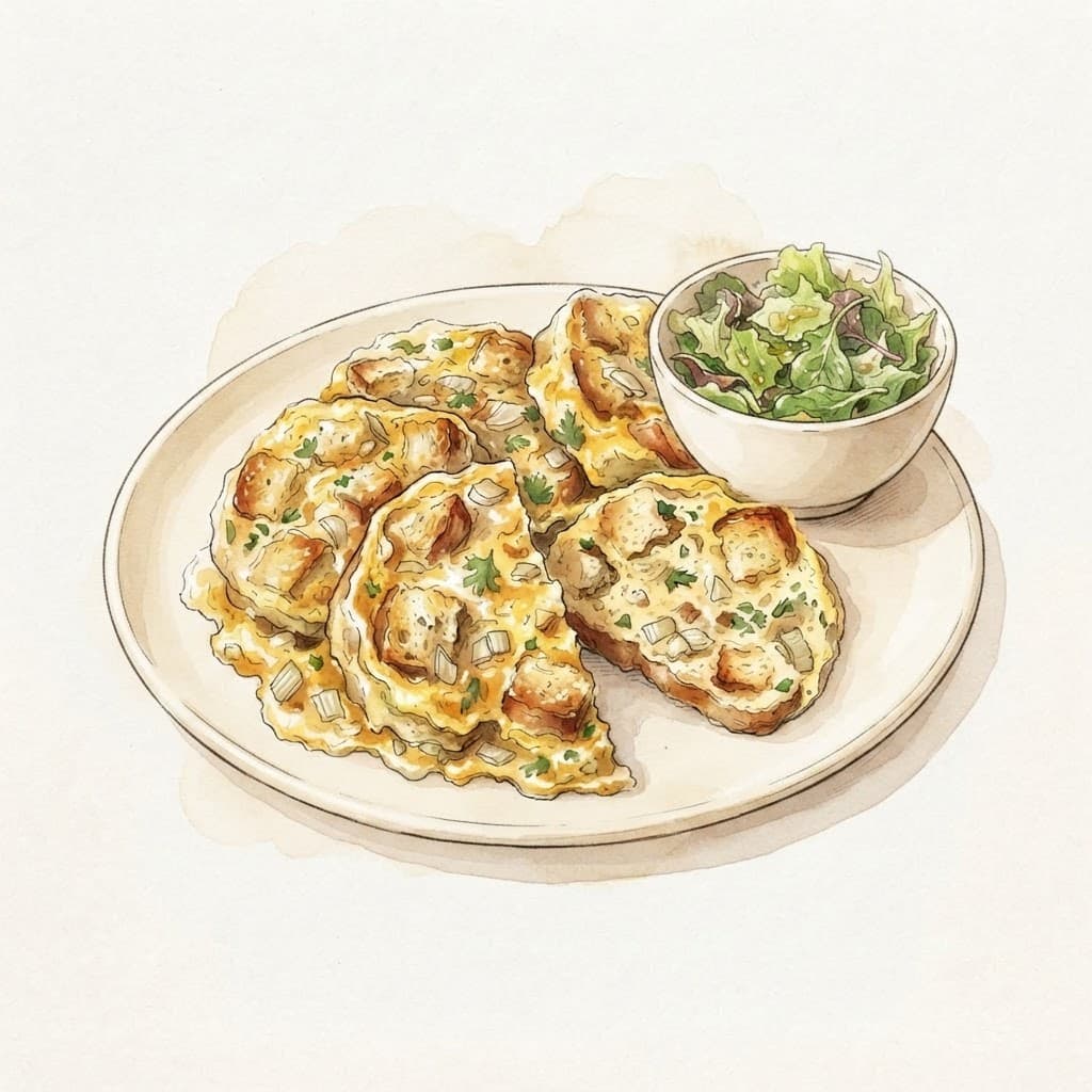 Knödel mit Ei