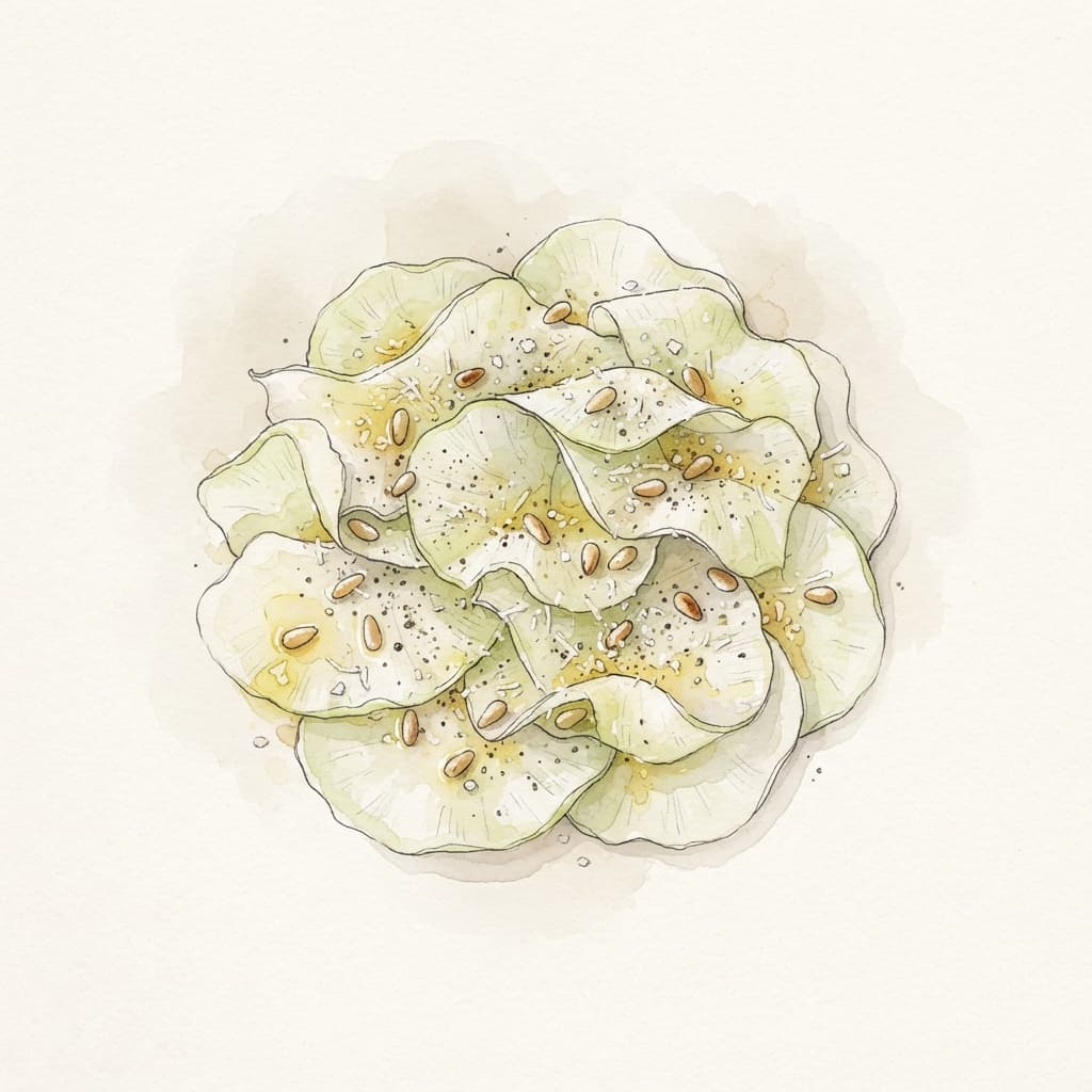 Kohlrabi-Carpaccio