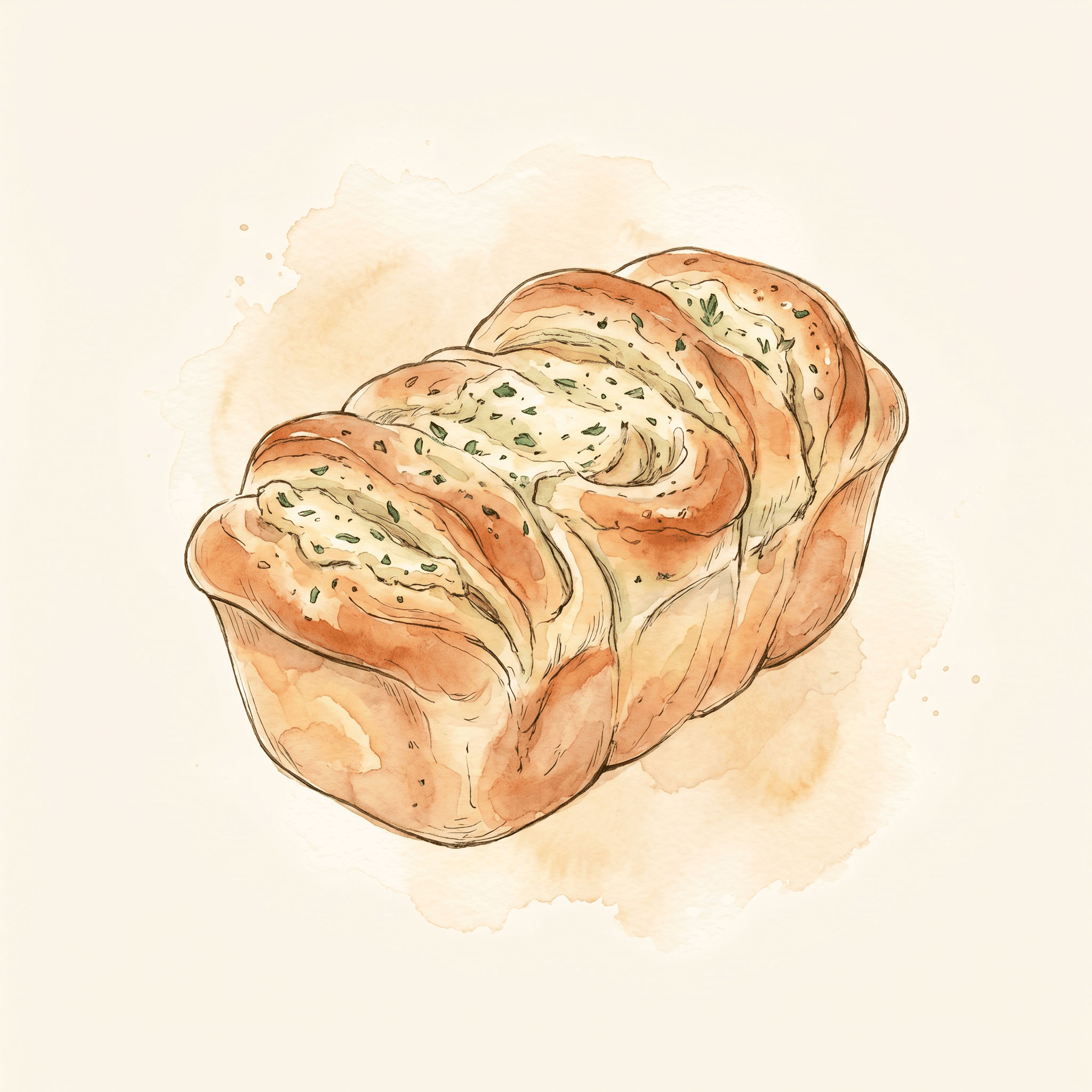 Kräuter-Falt-Brot