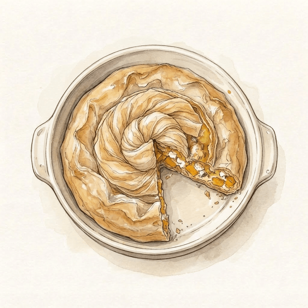 Kürbis-Feta-Börek