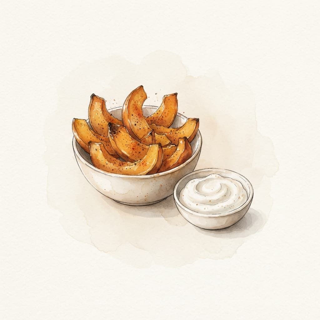 Kürbis-Pommes