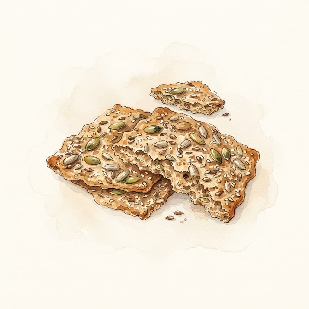 Kürbiskern-Knäckebrot