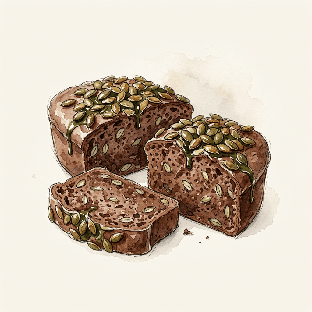 Kürbiskern-Schokolade-Kuchen