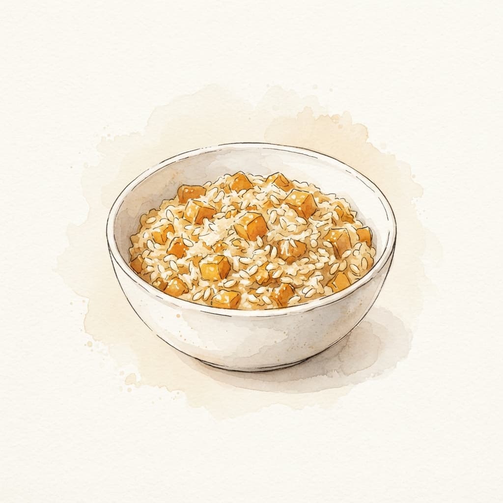 Kürbisrisotto