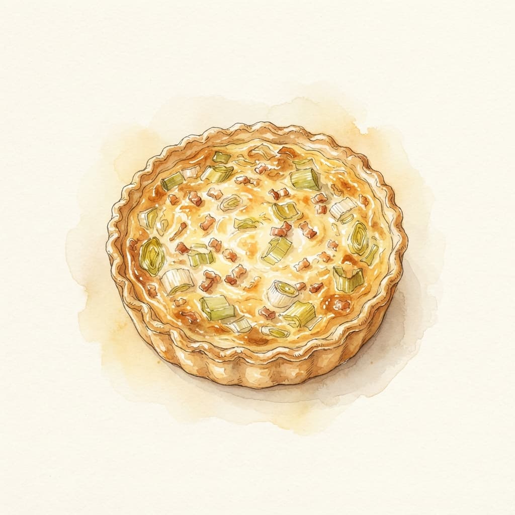 Lauch-Speck-Quiche