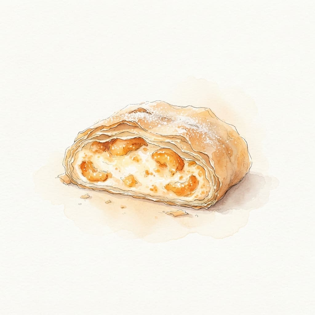 Marillen-Topfen-Strudel