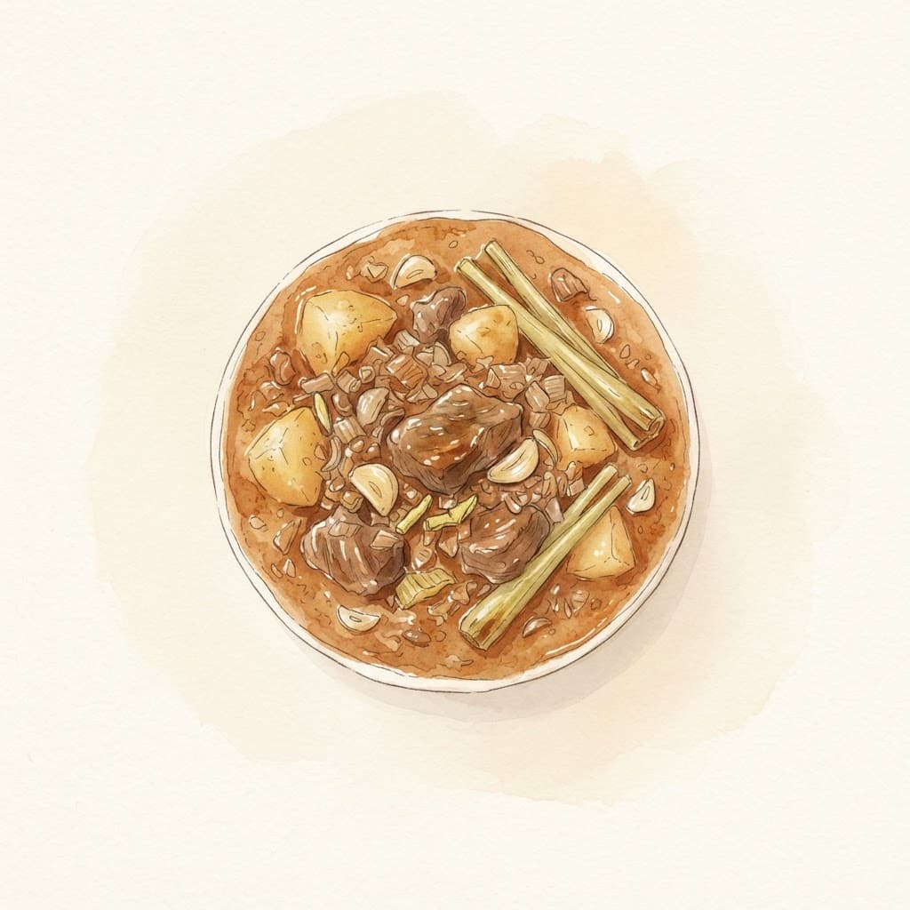 Massaman-Curry mit Rind