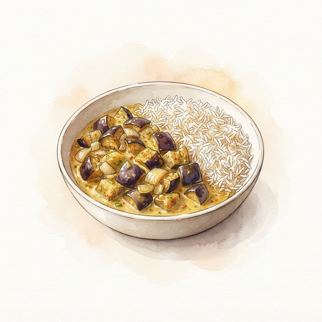 Melanzani-Curry