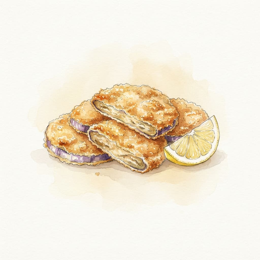 Melanzani-Schnitzel