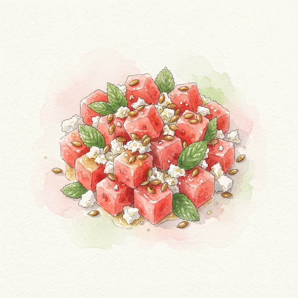 Melonen-Feta-Salat