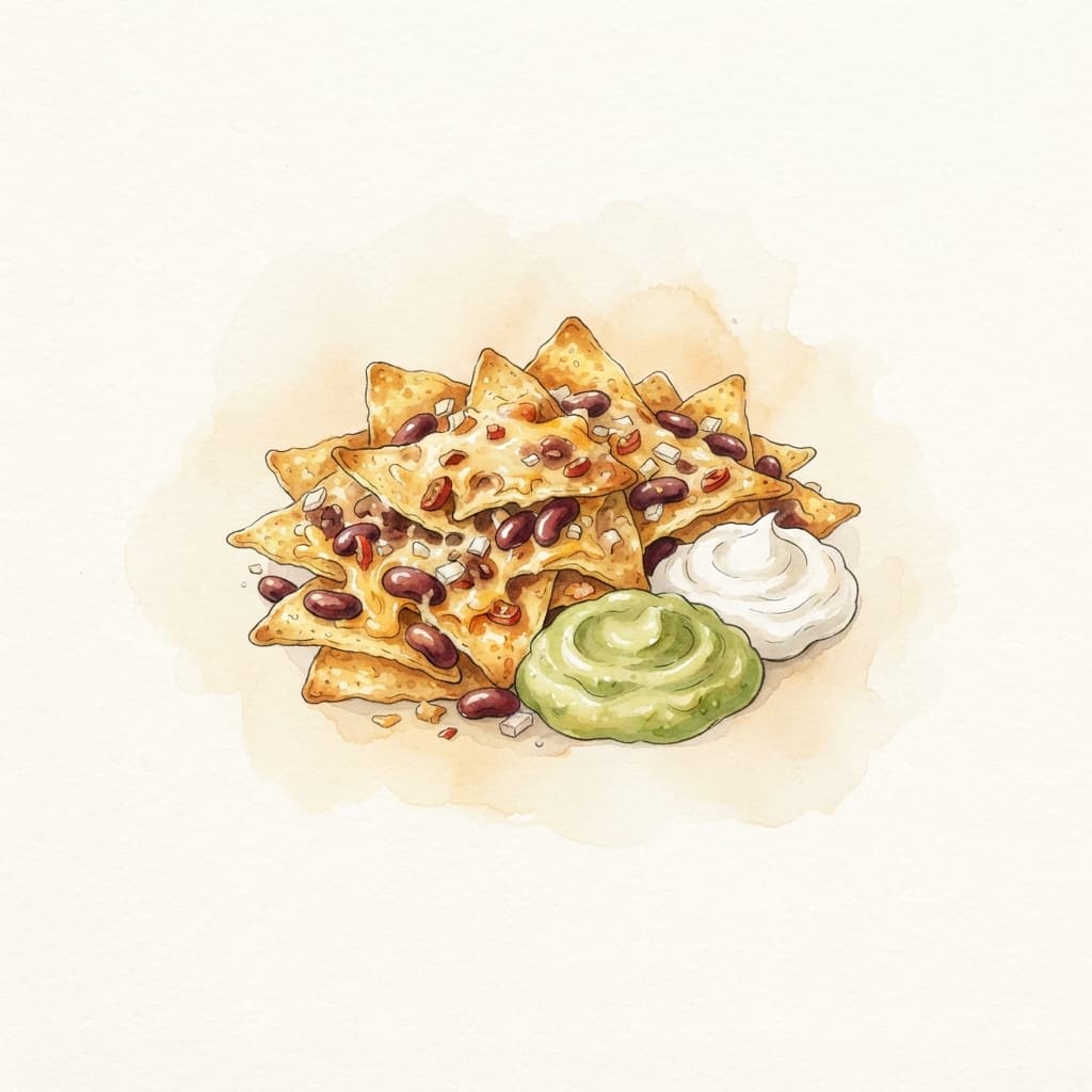 Überbackene Nachos mit Dip-Variationen